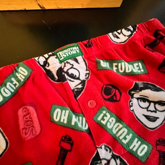 A Christmas Story “Oh Fudge” Pajama Set - Size Adult Large - Picture 9 of 12